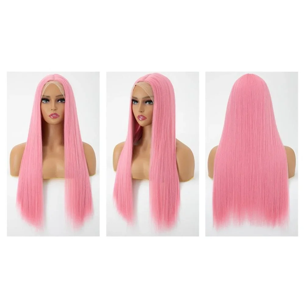 Long Silky Straight Lace Front Wigs